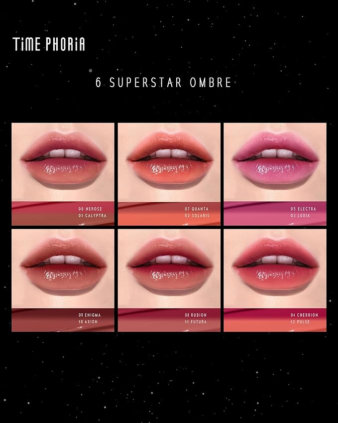 Stellar Dust Lip Stain 03, Transfer-Proof & Smudge-Proof Lip Gloss, Cool Tone Pink Tinted Glossy Finish, High-Pigment Vibrant Color, Hydrating Lightweight Long-Lasting Lip Makeup for Women