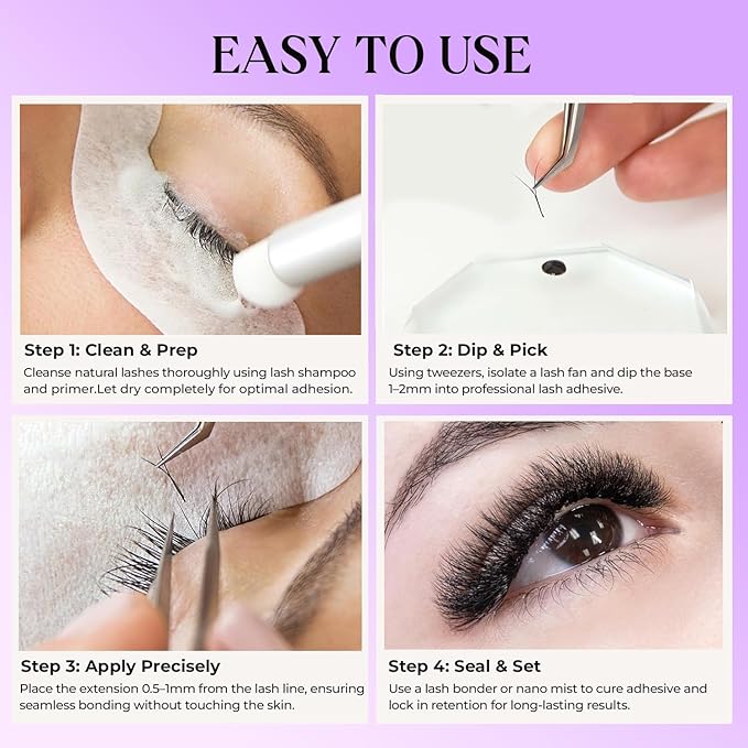 SAIGON LASH Y Eyelash Extensions, Split Tip Volume Lashes for Professionals, B/C/CC/D/DD Curl, 8-15mm Mixed Length, 0.07 Thickness, Soft Korean PBT Fiber, 16 Rows Tray (Y Lash CC-0.07)