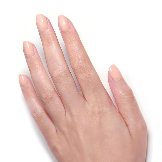 LONDONTOWN lakur Nail Polish - Chip-Resistant, Non-Toxic, Conditions & Hydrates Nails | Glossy Peachy Pink, Peach Pop, .40 fl oz