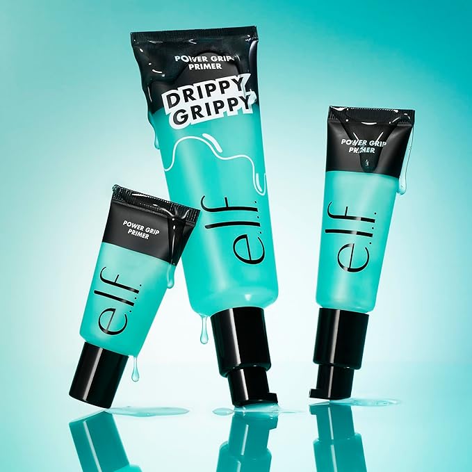 e.l.f. Power Grip Primer Jumbo, Gel-Based & Hydrating Face Primer For Smoothing Skin & Gripping Makeup, Moisturizes & Primes, 2.5 oz