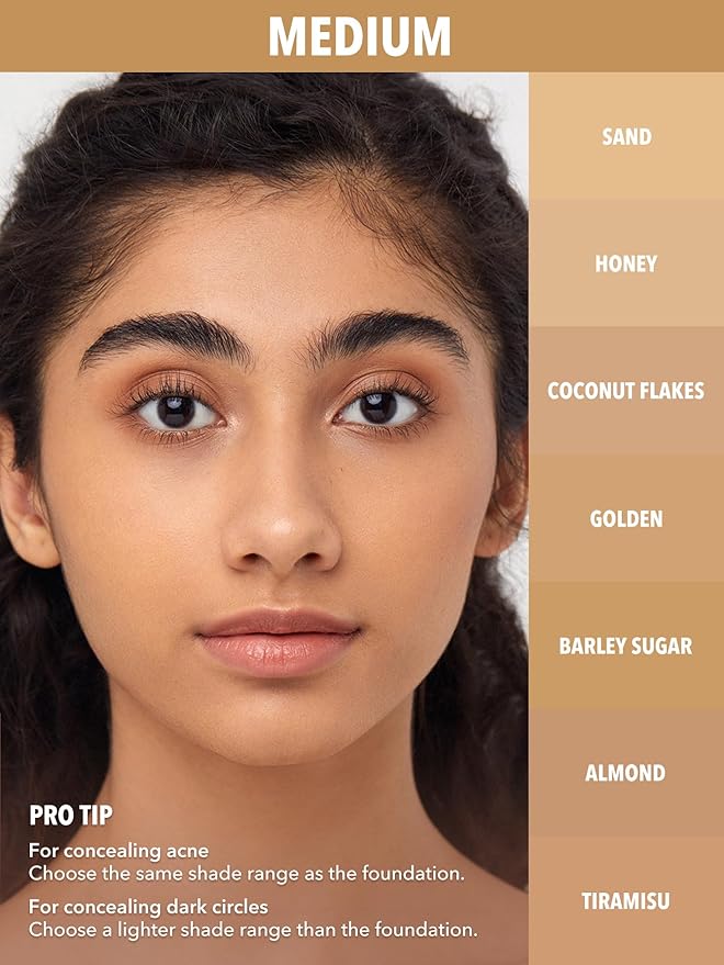 SHEGLAM 12HR Full Coverage Concealer Matte Finish Concealer Stick for Under Eye and Dark Circles - Golden
