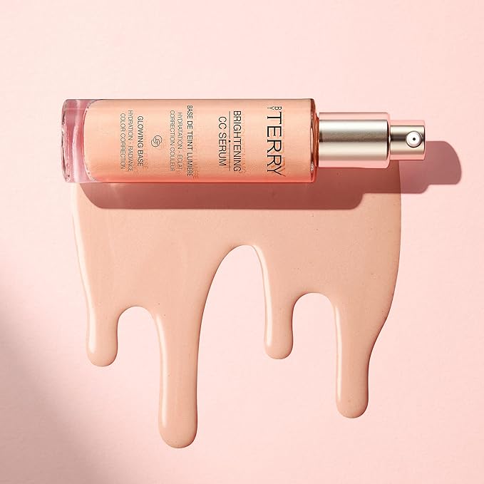 By Terry Brightening CC Serum, Hydrating, Brightening, Illuminating & Color Correcting Skin Primer For Your Face, #2.25 Ivory Light, 1 fl oz