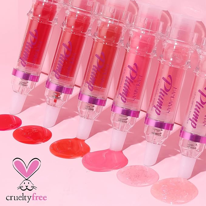 Erinde Natural Spicy Lip Plumping Booster Oil, Ultra-Hydrating & Nourishing Plump Lip Plumper, Glossy Finish Fuller Lip Plumping Lip Gloss for Women Girls, 04#