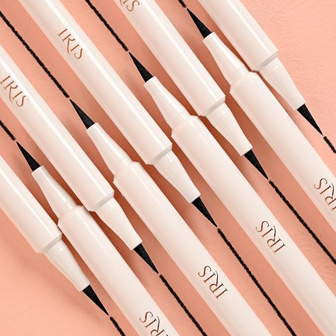 IRIS - Matte BOLD Eyeliner (24 Hrs Hold) | Waterproof & Smudgeproof |Smooth Application without Flaking or Creasing | Paraben & Alcohol Free | Black 1 mL