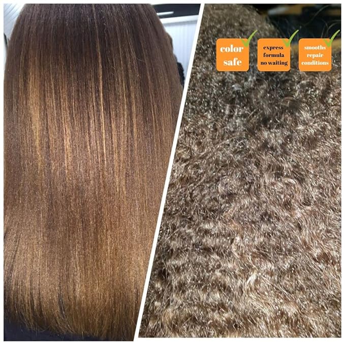 Clarifying Shampoo with Brazilian Keratin Treatment and Intensive Hair Mask KIT Tratamiento de Keratina Alisado 120ml 4fl.oz
