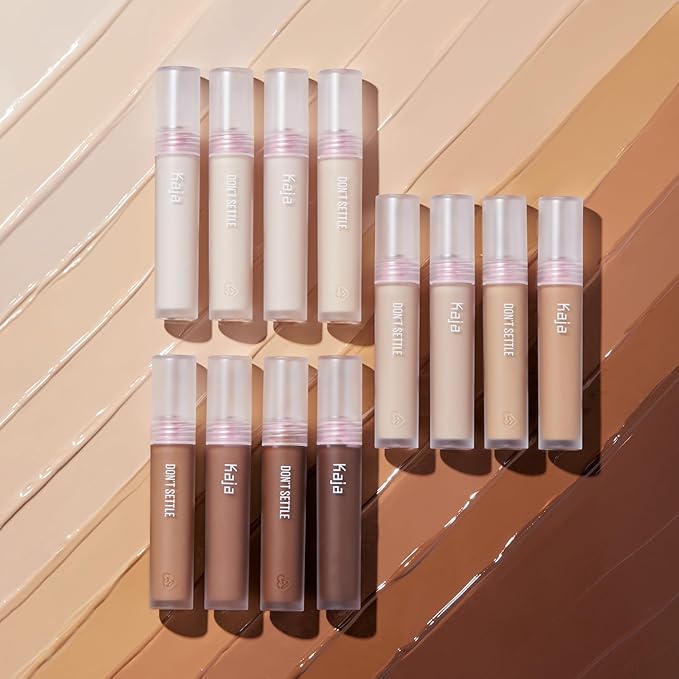 Kaja Liquid Concealer - Don't Settle | Buildable, Lightweight, Light-to-medium Coverage, Color-correcting, 10 Maple, 0.21 Oz