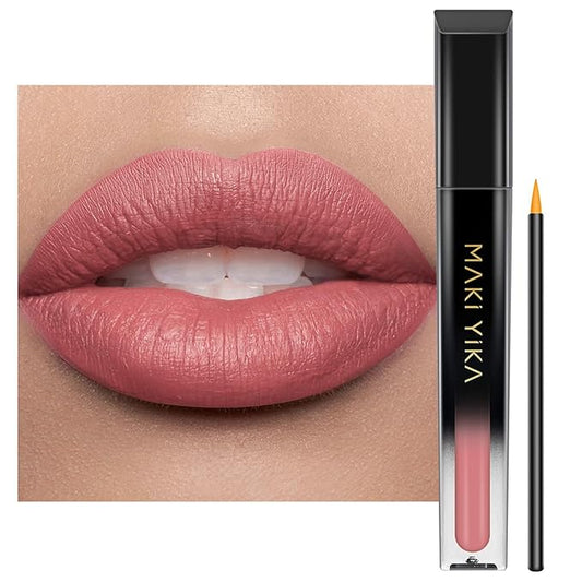 MAKI YIKA Red Lipstick for Women Color Stay Long Lasting Lipsticks Smudgeproof Matte Liquid Lipstick Transterproof Lip Makeup, No Rules