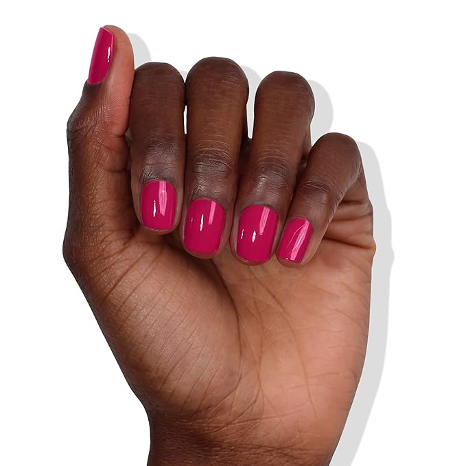 LONDONTOWN UV/LED Gel Nail Polish - Long Lasting, Chip Resistant High Shine Color - Glossy Sangria Purple, Teeny Kini, 12ml/.40fl oz