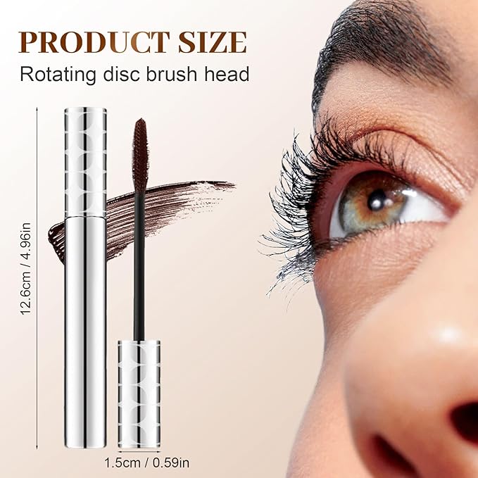 Mascara for Older Women 60 Plus, 2025 New Mascara Volume and Length for Mature Women with Thinning Lashes, Non Clumping Waterproof Long Wear (Black)