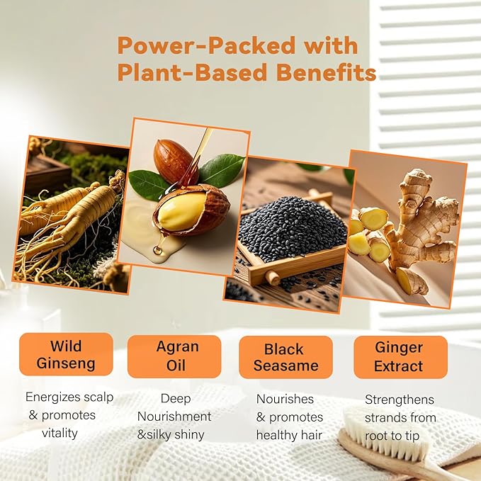 Dark Brown Hair Dye Shampoo, Semi-Permanent Brown Hair Dye, Hair Color Shampoo for Women Men, Cover Grays in Minutes, Champu Para Canas, Champu Para Pintar el Cabello, Easy to Use 16.90 Fl Oz