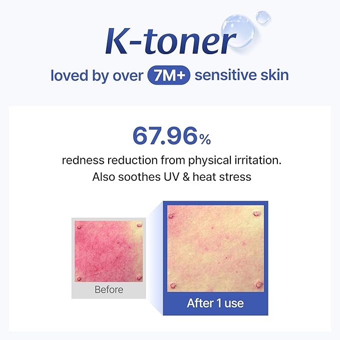DearKlairs Unscented Toner, Lightweight Hydrating Toner for Sensitive Skin, Alcohol-Free, Essential Oil-Free, Vegan Formula, 6.08 fl oz