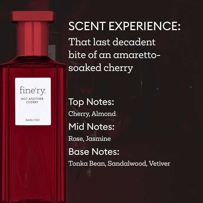 Fine’ry Mist & Match Body Mist Trio Gift Set | Not Another Cherry, Pistachio Please, Sweet On the Outside | Sweet & Fruity Hair & Body Spray Fragrances for Women | Vegan & Cruelty-Free (5 oz each)