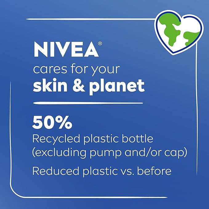 NIVEA Cocoa Butter Body Lotion for Dry Skin with Hyaluronic Acid, Cocoa Butter and Deep Nourishing Serum, 72-Hour Body Moisturizer, 16.9 Fl Oz Pump Bottle