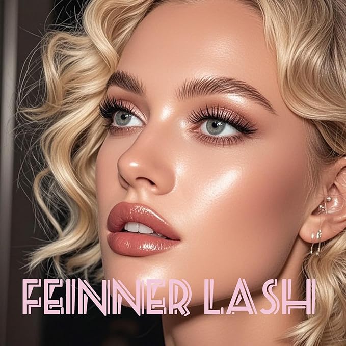 Feinner Lash Clusters Kit, Wispy Eyelash Clusters Lashes Natural DIY Lash Extension Kit, 8-16mm Cluster Eyelash Extensions Kit with Lash Bond and Eyelash Remover (30d+40d+50d)