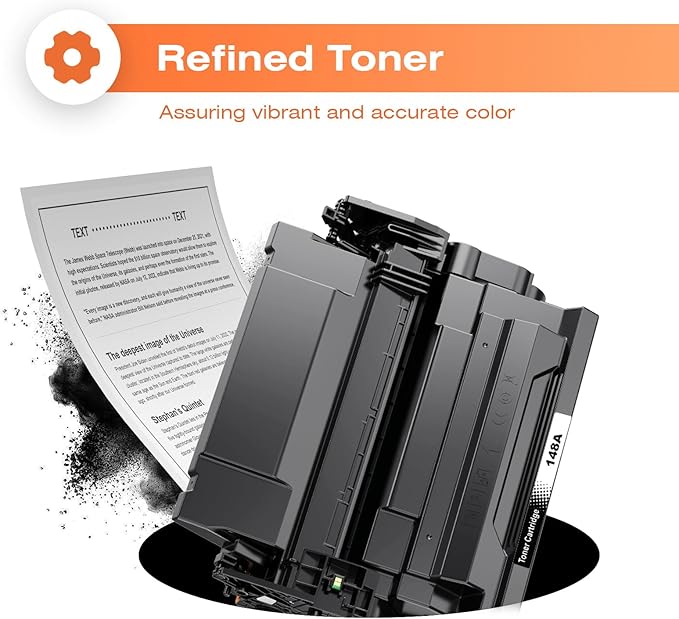 148A Toner Cartridge (with Chip) Replacement for HP 148A /148X W1480a Black LaserJet Toner Cartridge Compatible for HP Pro 4001dw 4001dn 4001n LaserJet Pro MFP 4101fdw 4101fdn Printer