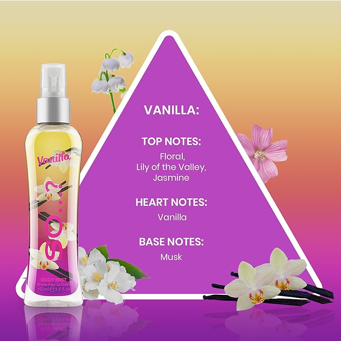 Vanilla Body Mist by So…? for Women - 3.5 oz Body Mist - Pack of 2