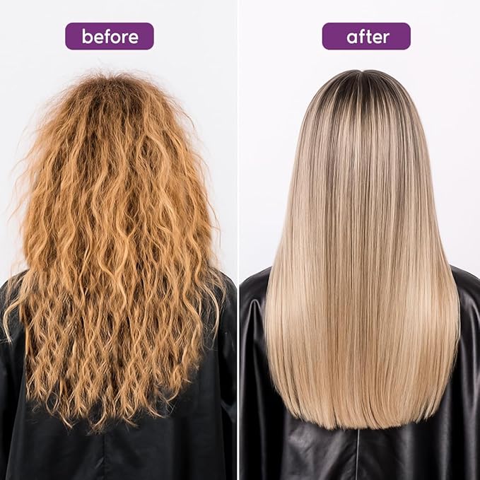 I Belli Capelli Ravenna Hair Straightening Kit – Blond Hair B-tox & Aloe Vera Mask – Anti-Frizz, Intense Hydration & Shine – Formaldehyde-Free B-otox Hair Treament For Blond Hair (2-Pack)