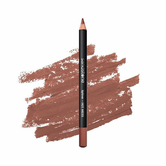 Sandstone Scandinavia Hypoallergenic Lipliner - Smooth texture - Fragrance Free Lip Liner Pencil - Intense pigmentation and long lasting (Hot Mess, 0,04)