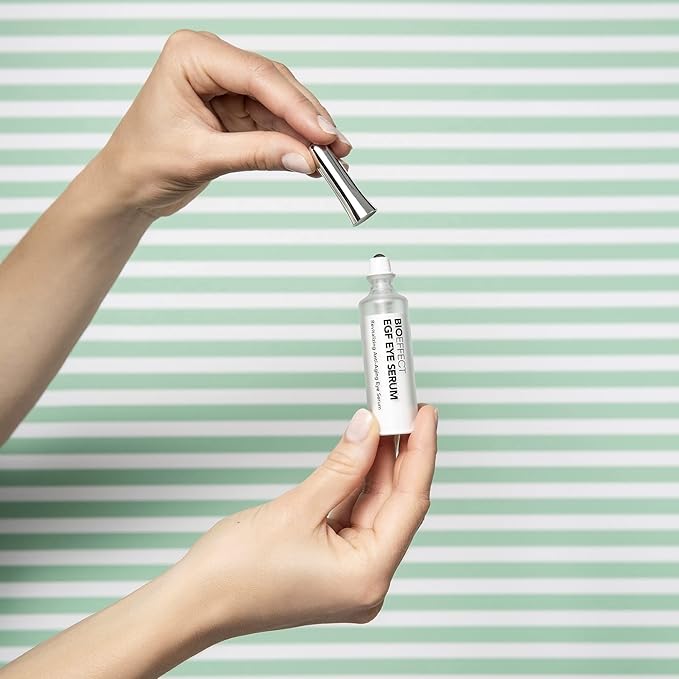 BIOEFFECT EGF Eye Serum with De-Puffer Rollerball | Age-Defying Under Eye Treatment with Epidermal Growth Factor for Fine Lines, Wrinkles, Puffiness & Sagging 6 mL / 0.20 oz