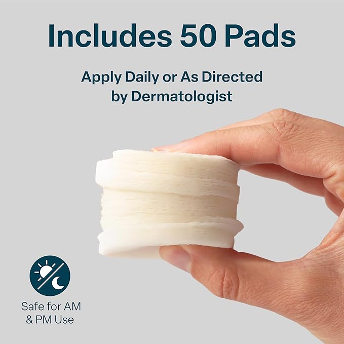 QRxLabs Pore Toner Pads for Exfoliation - Salicylic Acid and Niacinamide in a Witch Hazel Solution - Helps Reduce the Look of Enlarged Pores