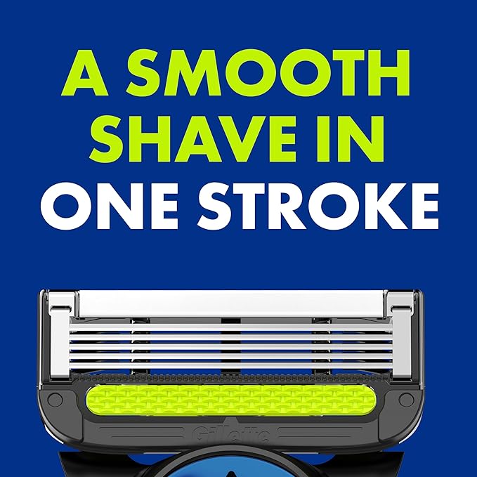 Gillette Labs Special NFL Seahawks Edition Shaving Razor for Men - 1 Handle, 4 Razor Blade Refills & Magnetic Stand, GilletteLabs with Exfoliating Bar