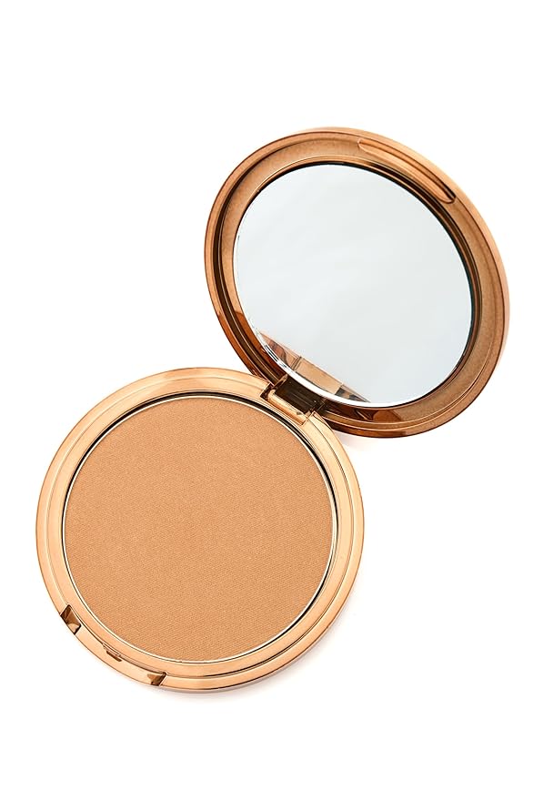 Mulberry Street Powder Bronzer by Roxanne Rizzo - Delicately Infused with a Golden Undertone - Experience a Golden Highlight Without Shimmer - Perfect for Adding Warmth and Dimension to Your Look