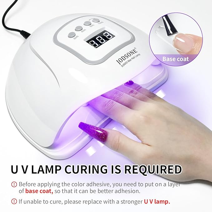 JODSONE Lavender Purple Gel Nail Polish 10ml Light Purple LED Long Lasting Easy to Apply Low Odor Need U V Lamp Curing