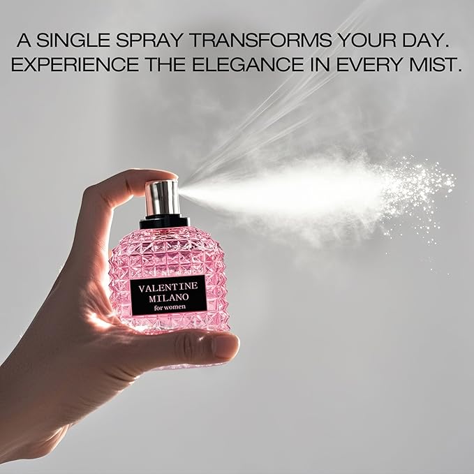 AFLUXE Women's Perfume Combo Set Milano Women&Pheromone Desire Floral Fruity Fragrance Eau De Parfum Elegant 100ml Bottle Natural Spray Each for Daily Used
