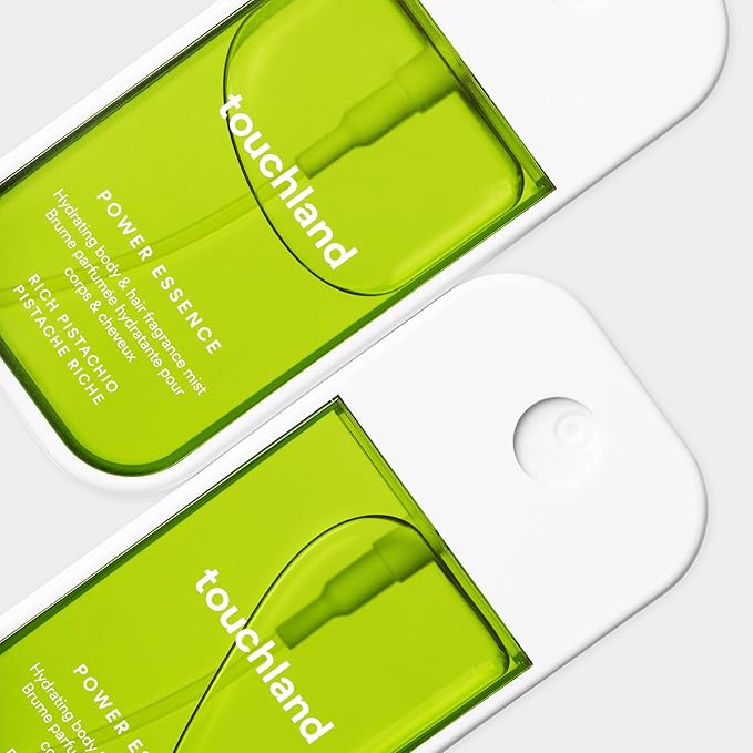 Touchland Hydrating Body & Hair Fragrance Mist, Rich Pistachio, 2 FL. OZ. Travel Size Body Spray | Hydrating, Travel Size