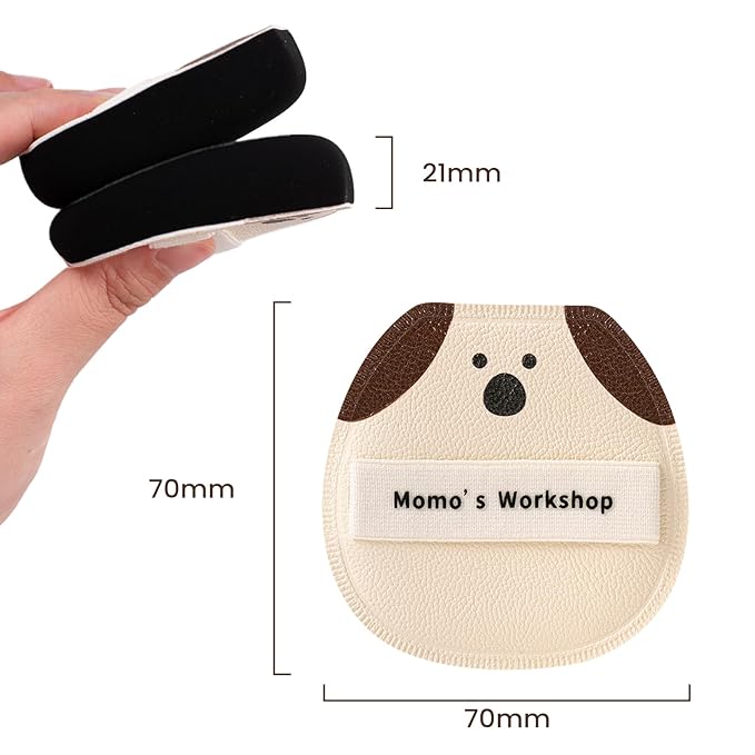 Makeup Sponge Puff Set 2.75In, Round Beauty Powder Puff,Soft Sponges Blender,Latex Free,For Liquid, Cream Seamless & Flawless Makeup,2pcs