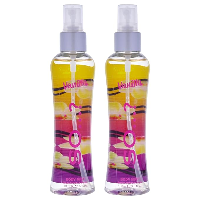 Vanilla Body Mist by So…? for Women - 3.5 oz Body Mist - Pack of 2