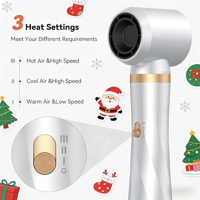 5 in 1 Hair Dryer Brush, Upgrade Blow Dryer Brush Air Curler Air Curling Wrap Styler, Fast Drying & 3 Adjustable Temperatures Hot Air Brush,Detachable Hair Styling Set for Drying Curling Straightening