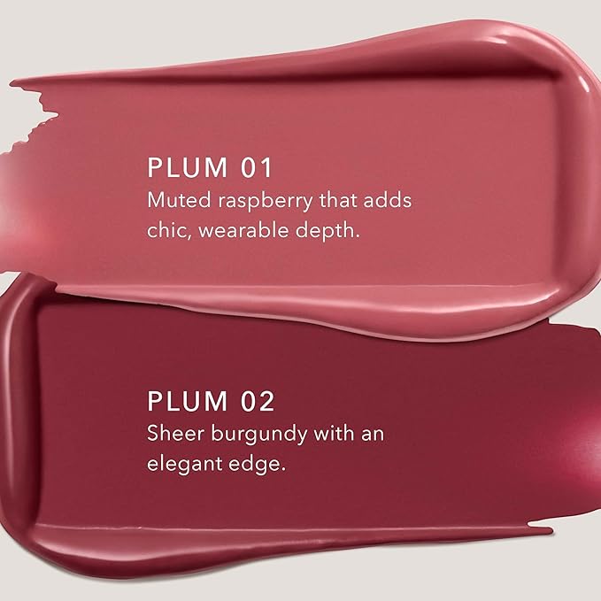 No Makeup Makeup Crème Classic Lipstick, Foolproof Sheer-to-Bold Formula Delivers Long-Lasting Hydration and Buildable Color, Lightweight Satin Finish, Made with Skin-Loving Ingredients, Plum 01