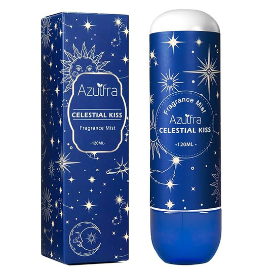 Azulfra Body Spray for Wowen Celestial Kiss, Hair & Body Fragrance Mist, Notes of Jasmine, Raspberry, 4 fl.oz