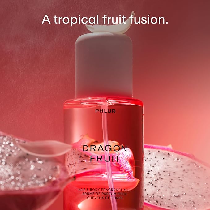 PHLUR Moonstone & Dragon Fruit Body Mist - Hair & Body Mist Fragrance - (8 FL Oz)