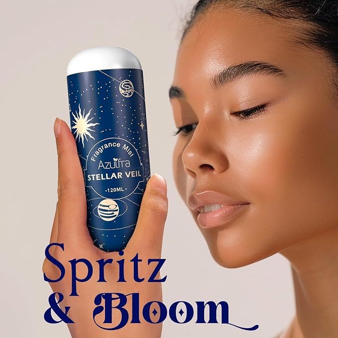 Azulfra Body Spray for Wowen, Hair & Body Fragrance Mist, Long Lasting Fragrance Spray, 4 fl.oz Stellar Veil