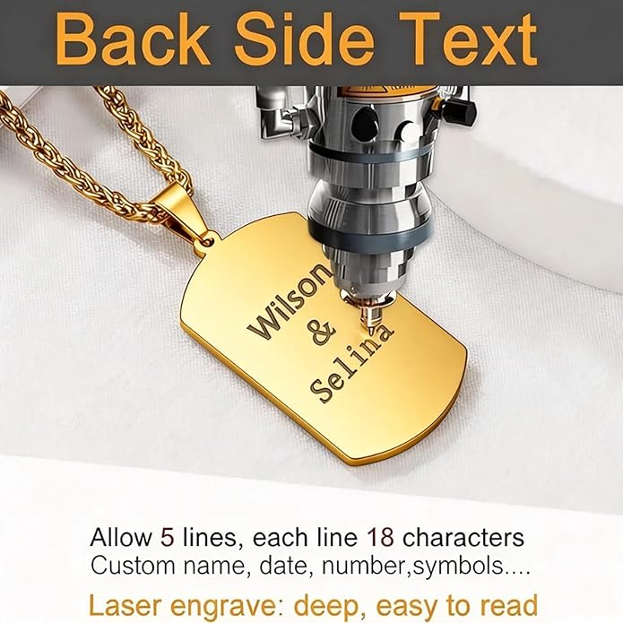 CLYLIFE Picture Necklace Personalized Photo,Custom Disc/Heart Pendant for Men Women Dad Mom Customized Necklace with Chain Photos Memorial Gifts for Mother's Day, Birthday, Anniversary
