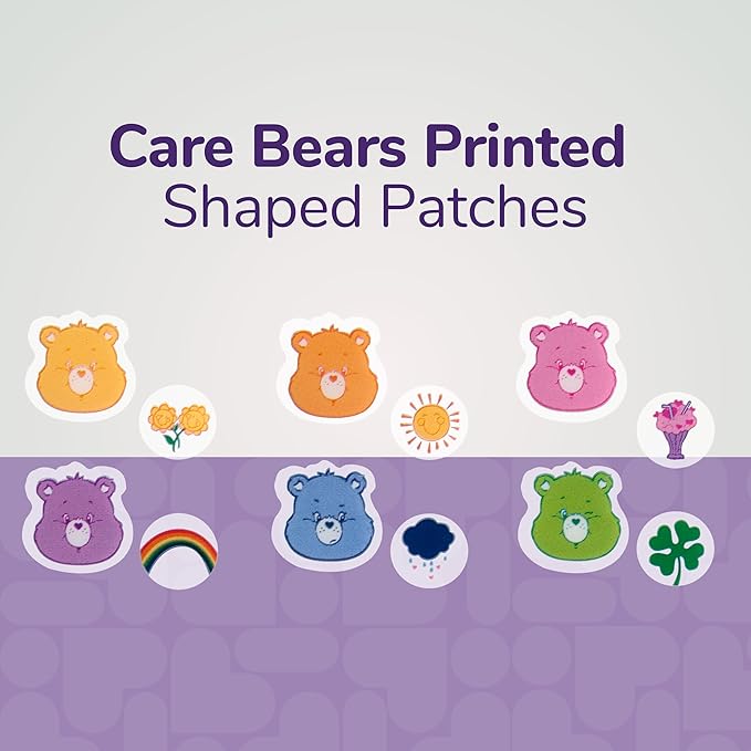 BioSwiss Care Bears Print Pimple Patches, Hydrocolloid Acne Patch for Zits and Blemishes, Face and Skin Stickers, 144 Count