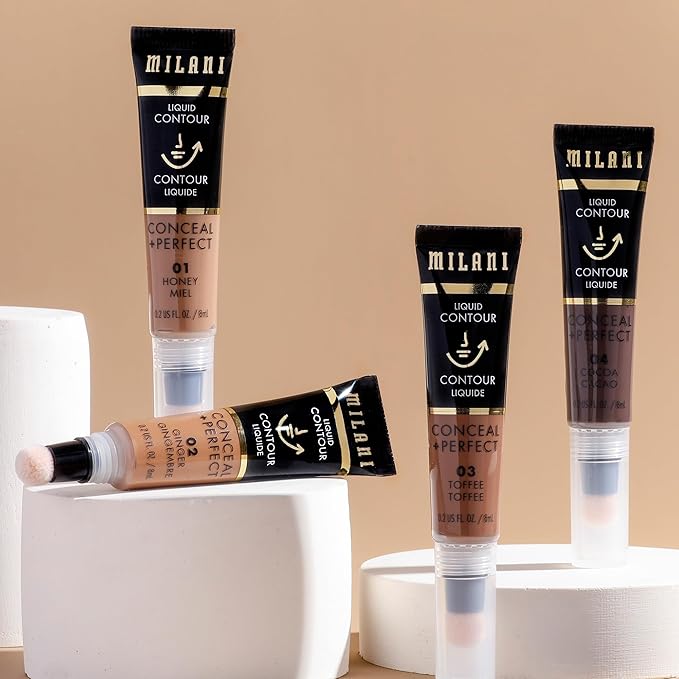 Milani Conceal + Perfect Liquid Contour for Added Definition, Face Lift Collection - Cocoa