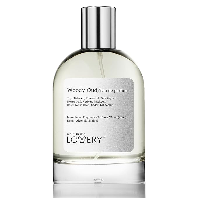 Woody Oud Perfume, Inspired by T. Ford Oud Wood EDP, Long Lasting Perfumes for Women & Men, Clean Fragrance Perfume Spray, 100ml Perfumes for Womens Birthday, Birthday Gifts for Mom - Made in USA