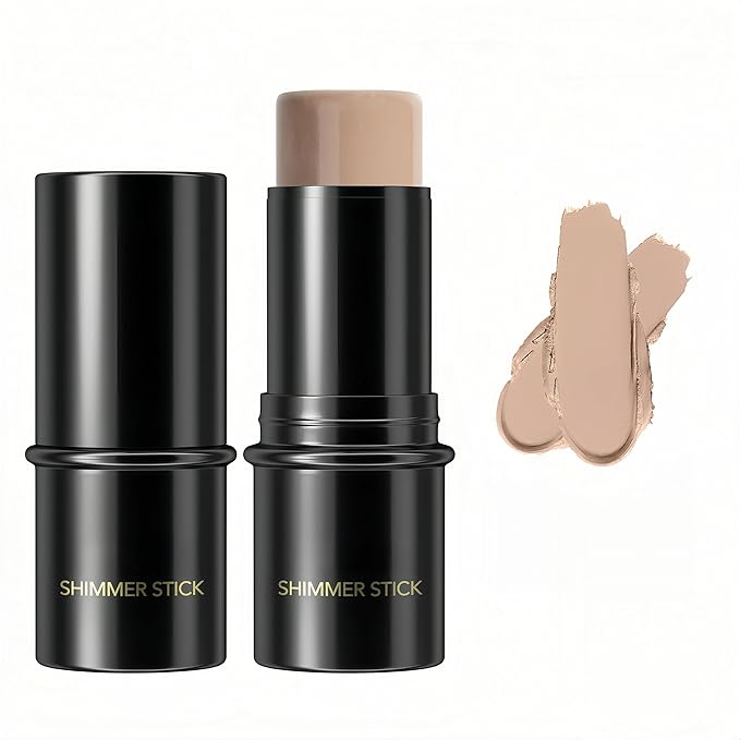 MAEPEOR Cream Blush Stick 15 Colors Lightweight Blendable Contour Highlighter Blush Stick Long Lasting Waterproof Blusher Pen (Contour 08)