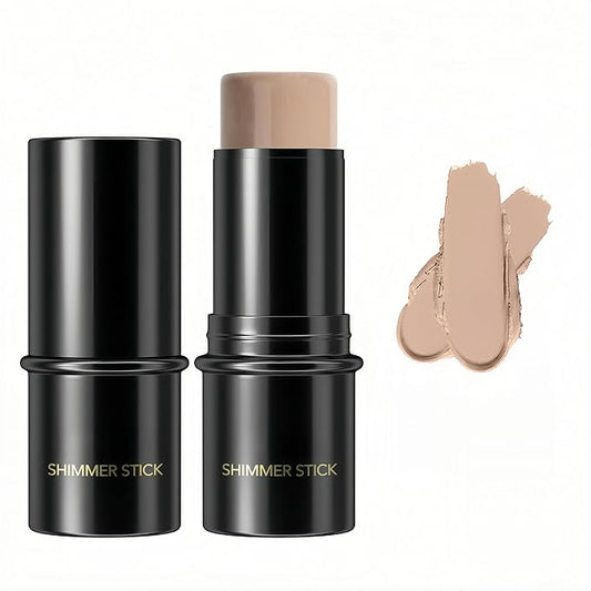 MAEPEOR Cream Blush Stick 15 Colors Lightweight Blendable Contour Highlighter Blush Stick Long Lasting Waterproof Blusher Pen (Contour 08)