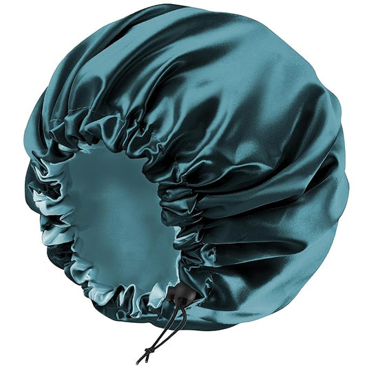 Satin Bonnet Silk Bonnet For Curly Hair Bonnets Braid Bonnet For Sleeping Bonnets For Women Large Double-layer Adjustable
