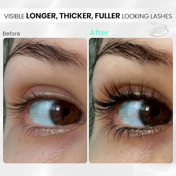 LA MAESII Lash Serum, Eyelash Growth Serum with Advanced Formula, Eyelash Enhancing for Longer Thicker and Fuller Looking Lashes, Vegan & Cruelty-Free for Sensitive Eyes (5mL)