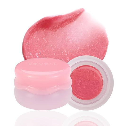 FRUDIA Glow Juicy Jam Lip & Cheek Stain (Chou Berry) – Korean Lip Tint & Blush in One | Long-Lasting, Moisturizing, Non-Sticky Glossy Color for Lips, Cheeks & Eyes | Ballerina Pink (4.5g)