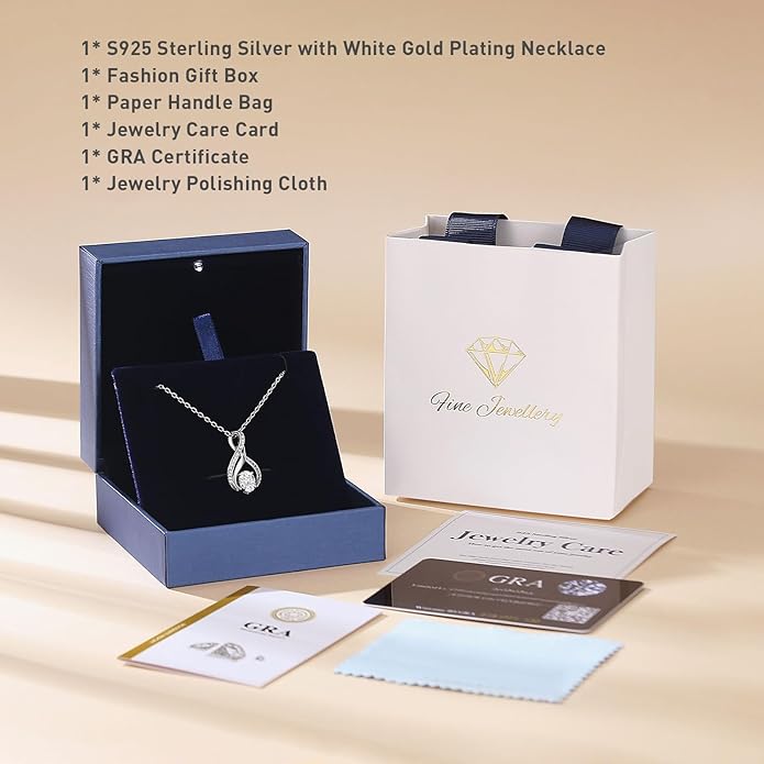 KRZ To My Wife Necklace from Husband, Gift with Love Card for Her Women Girlfriend Wife - Anniversary, Birthday, Christmas, Valentines Day Idea