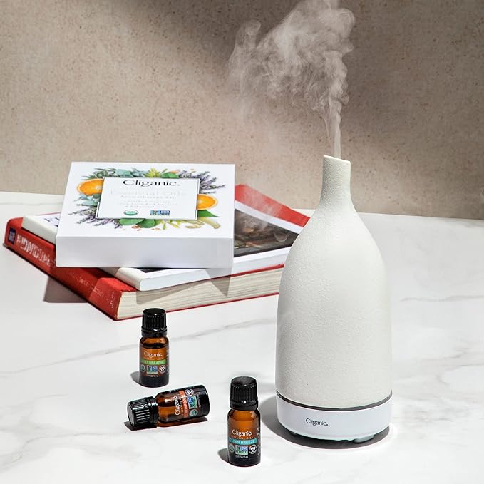 Cliganic Organic Peppermint Essential Oil, 100% Pure Natural Undiluted, for Aromatherapy | Non-GMO Verified (Packaging May Vary)