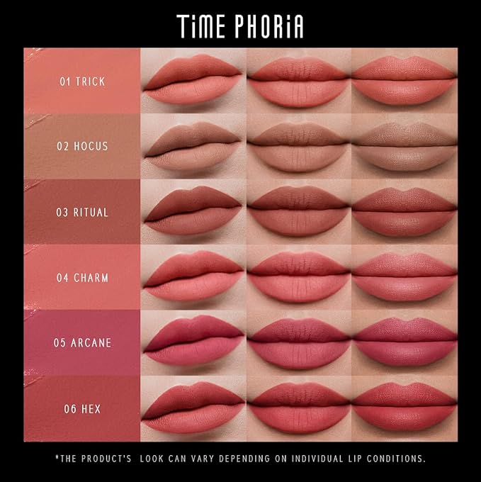 ETERNAL LIP MATTE-Long Lasting Lip Stain, Waterproof & Transferproof Lip Tint, Mask-friendly, Matte Finish Lipstick, Lightweight, High Coverage, Stocking Stuffers For Teen Girls (02 HOCUS)