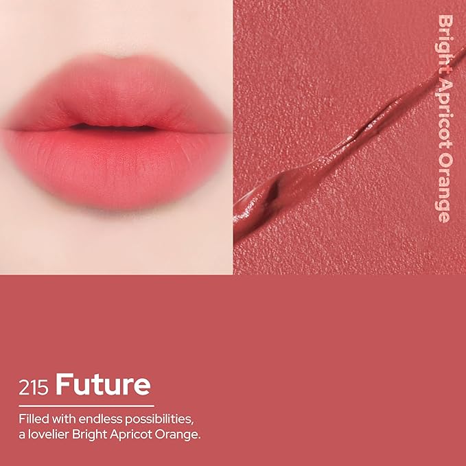 Unseen Blur Soft-matte Lip Tint Long-Lasting Stain, Blendable 3.2g, Holiday Stocking Stuffer, Winter Makeup Essentials (215 Future, 0.11 oz)