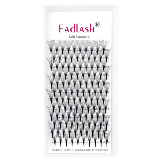 Premade Lash Fans 3D to 20D Pointy Base Volume Lash Extensions Premade Fans Eyelash Extensions Pro Point Premade Lash Extensions Fans 0.05 0.07 0.10 C CC D DD Curl Available (14D-0.07C, 15-20mm)